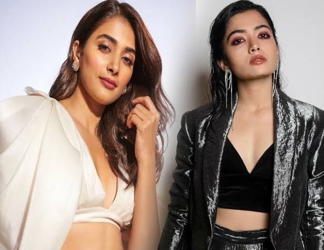 Just b/n Pooja and Rashmika